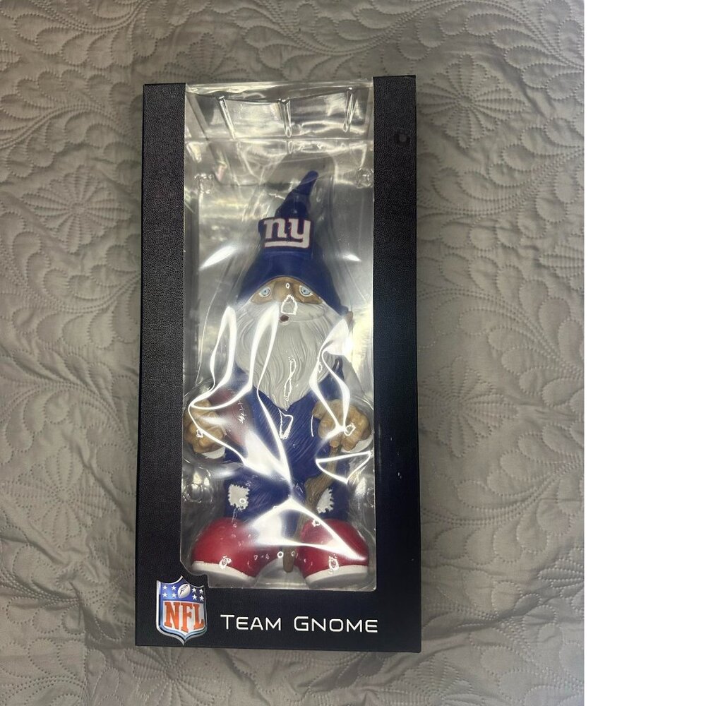 New York giants NFL logo football gnome Statue Collectible